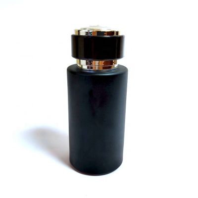 100ml Matt Black Perfume Bottle With Magnetic Cap 