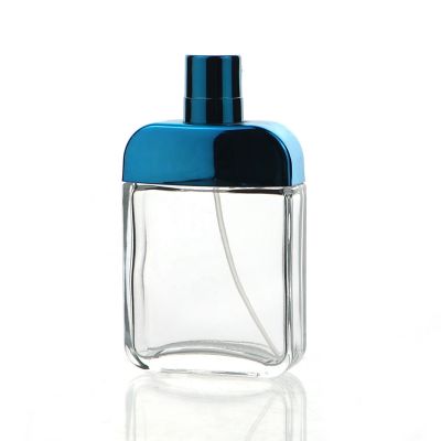 Custom 105ml Spray Glass Square Men Newest Fragrance Cologne Perfume Bottle 