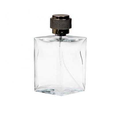 Custom 100ml Diamond Glass Perfume Bottle With Box 