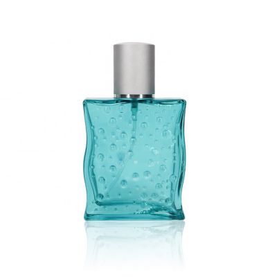 Empty Spray 100ml Square Crystal Glass Perfume Bottle 
