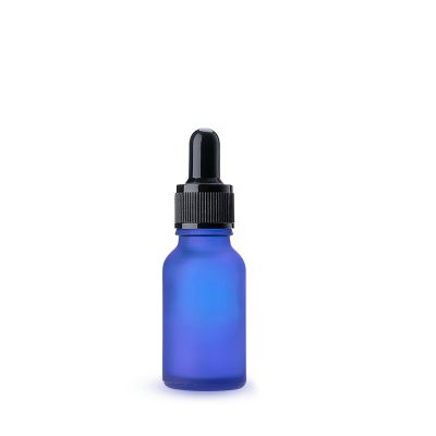 Hotest 15ml blue e-liquid essential oil glass dropper bottles 