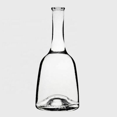 Luxury 750 ml Vodka Package Clean Clear Liquor Spirit Long Neck 750ml Antique Crystal Whiskey Decanter Alcohol Beverage Bottle 