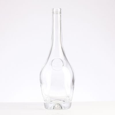 China Supplier Luxury Recycled Red Wine Colored Glass Wine Bottle 