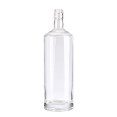 New Design Long-necked Beverage Pisco Liquor Clear Wine Bottles 