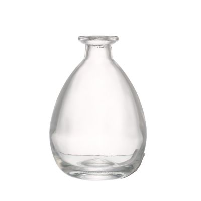 China Factory Short Neck Glass Liquor Bottle globe Shaped Vodka 500 ml with cork 
