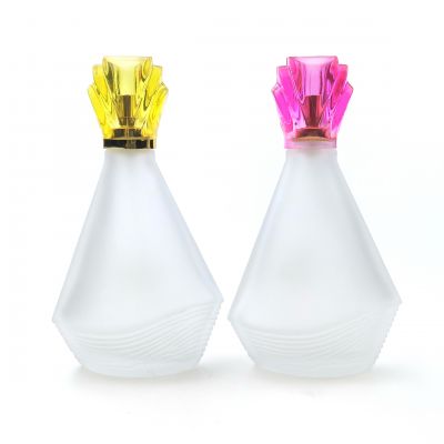 Empty Makeup Packaging Frosted Glass Spray Pump Perfume Bottle 