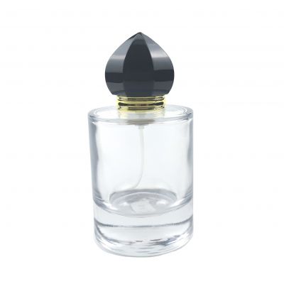 100ml Wholesale and transparent glass perfume spray bottle 50ml high-grade glass perfume bottles