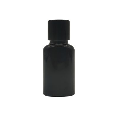 Cosmetics Containers Packaging Empty Cosmetic Mini Essential Oil Bottle Black Glass E-liquid Bottle