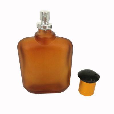 100ml brown frosted perfume bottle elegant perfume bottle for ladies