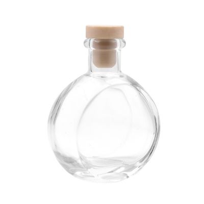 50ML100ML luxury reed diffuser glass bottle With cork