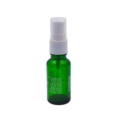 skin care packaging 50ml toner bottle 30ml green glass essential oil spray bottle with white sprayer