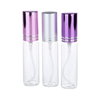 5ML 10ML Portable Glass Refillable Perfume Bottle With Atomizer Empty Cosmetic Containers With Sprayer 