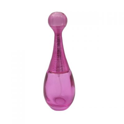 New Colorful Mini 25ml Crystal Glass Perfume Bottles with Pump Spray