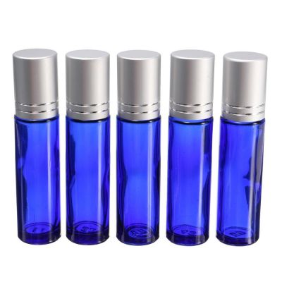 10ml Smooth Glass Roll On Refillable Bottles With Roller Ball 