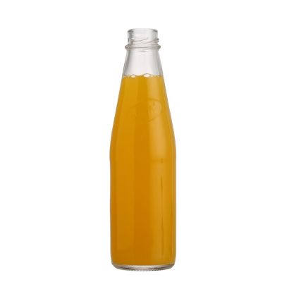 Chinese manufacturers selling design best price 300 ml juice beverage glass milk bottles 