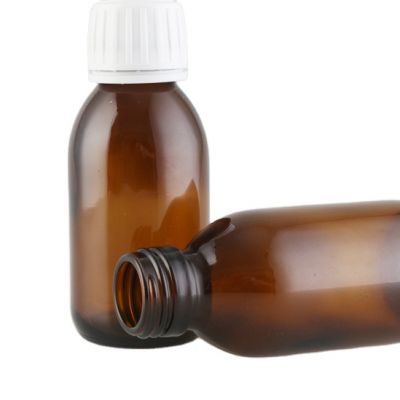 50ML 150ML Amber Pharmaceutical Empty Bottles Cough Syrup Bottle with Plastic cap