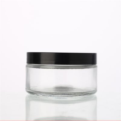 Cheap food safety clear 120 ml honey glass jar for jam glass storage jar with screw top 