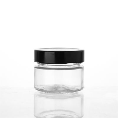 high quality fair price 150 ml glass food storage jar round shape glass jars with lids 