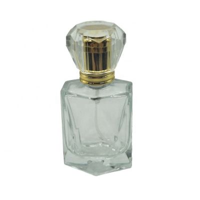 Wholesale luxury perfume 30ml 50ml 100ml refillable glass perfume spray bottle with atomizer 