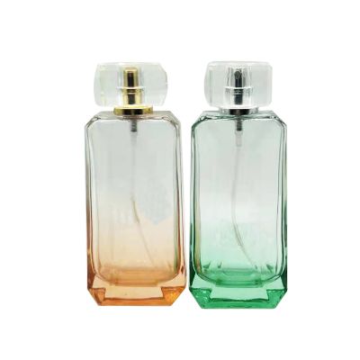 Luxury perfume bottle 100ml glass bottle cosmetic packaging 