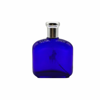 2019 100ml dark blue glass perfume bottle