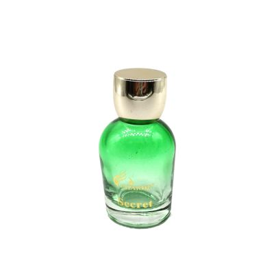 30 ml green perfume bottle cute round glass perfume bottle 