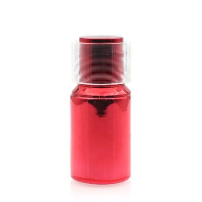 Good Quality Red Painting Round Glass Bottle Perfume 30ml Red Perfume Bottle For Women 