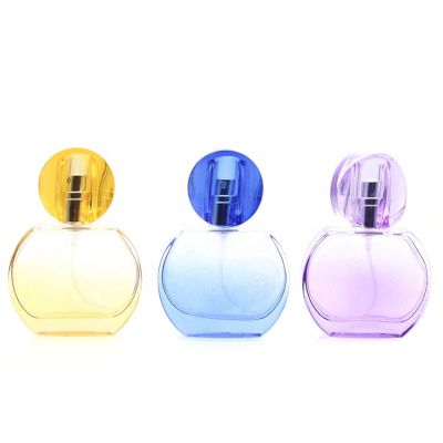 30ml circle round bottle teardrop glass perfume bottle