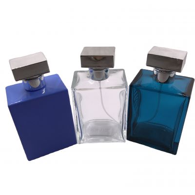 110ML Professional 110ml brand custom empty perfume bottles with galvanized 