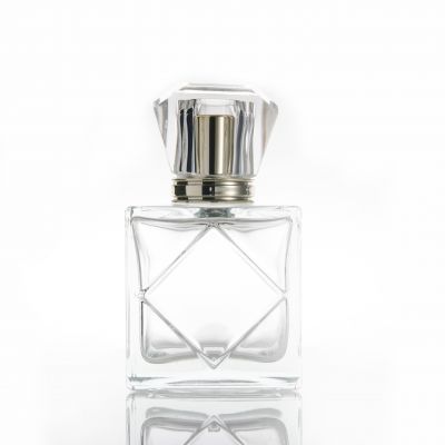 China produce factory high quality empty unique shape glass perfume bottle 50ml cleaning mist spray bottle 