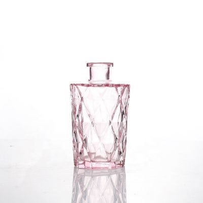 Empty 200Ml Pink Air Freshener Perfume Fragrance Diffuser Glass Bottle 