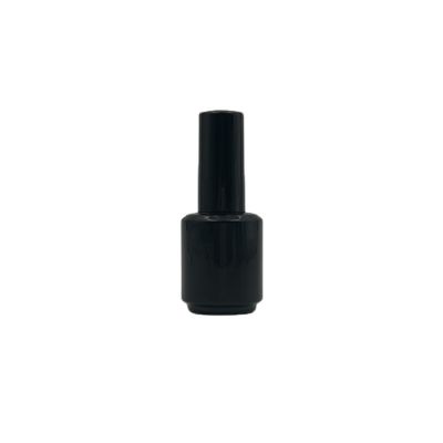 On sale uv gel empty 15ml glass nail polish bottle with brush and caps 