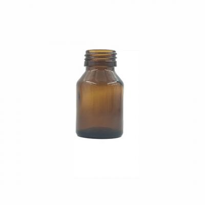 60ml Amber Wide mouth Glass Bottle Medical Pill Glass Bottles