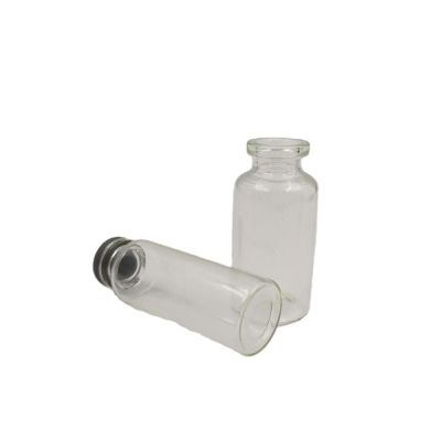 wholesale custom design 3ml tube type clear small glass medicine bottle 