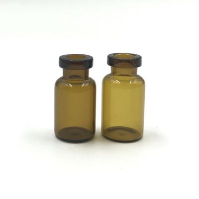 2ml 3ml 5ml vial glass bottles for serum with rubber stopper cap 