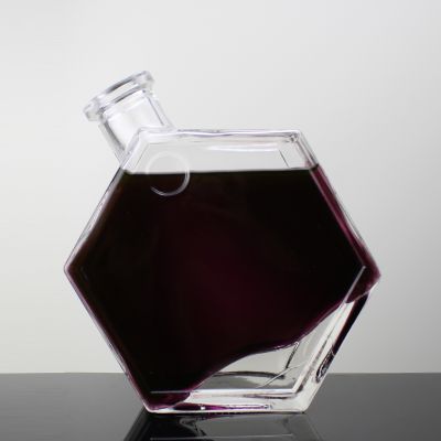 Brandy Chinese 700ml Unique Shape Special Glass Bottle For Liquor