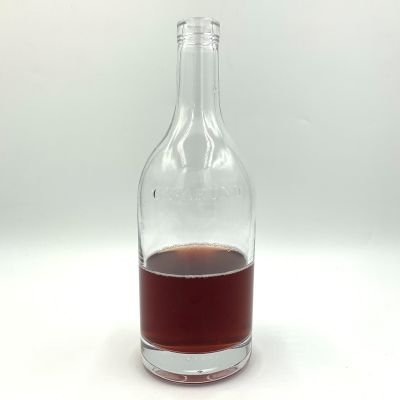 700ml High Quality Cheap Transparent Glass Wine Bottle