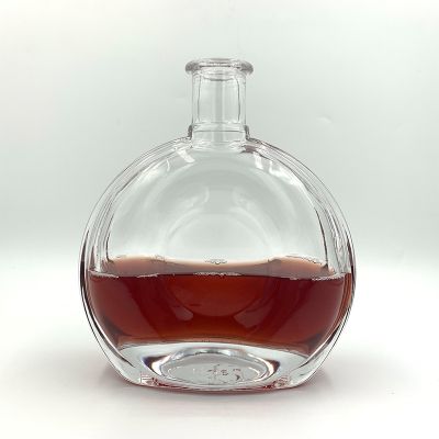 700ml Ball Shaped Glass Bottle For Whisky Wine Vodka Brandy 