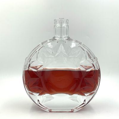 Uniquely Designed 700ml Ball Shaped Wine Glass Bottle 