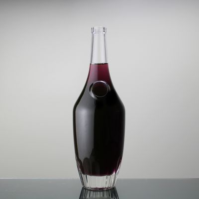 Super flint T-cork top 1000ml vodka glass liquor bottle 1l glass bottle 