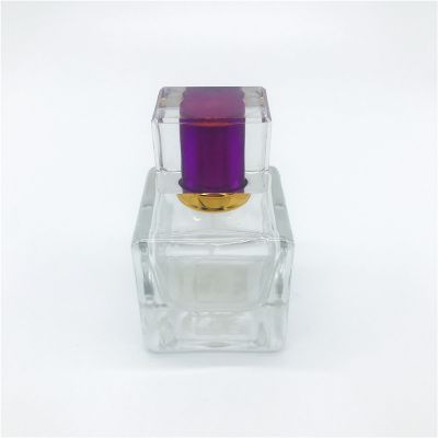 50ml square glass bottle perfume luxury atomizer perfume bottle