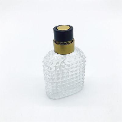 Custom made logo 30ml glass perfume bottle with spray cap
