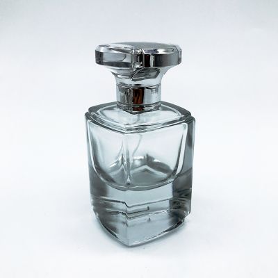 high quality luxury 50ml perfume glass bottle mis spray cap