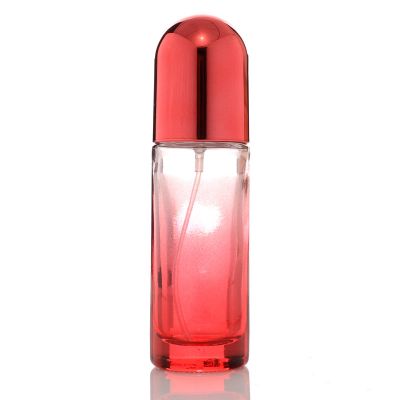 Empty Glass perfume bottle 20ml cylinder shape spray bottle for perfume oil