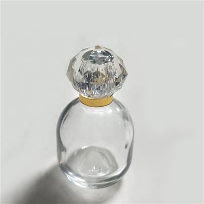 Luxury Customized Clear Empty 50Ml Glass Perfume Pump Sprayer Bottle 
