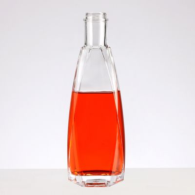 250ml 500ml Fruit Juice Ice Wine bottle Shochu Glass Bottle with lid