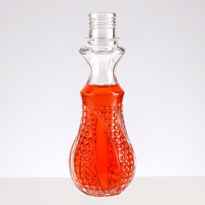 OEM & ODM factory wholesale custom beautiful design juice wine bottle beverage glass bottle water glass bottle 