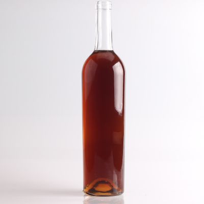 500ml oem&odm american standard brandy liquor glass bottle with caps