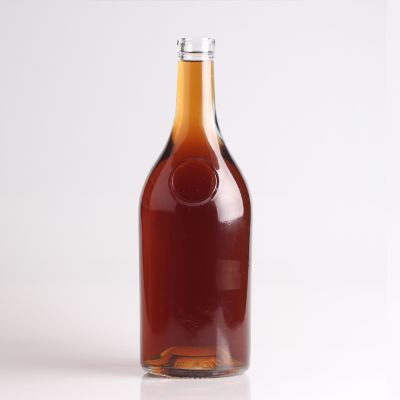 New fancy good quality brandy bottles wholesale for Transparent top 