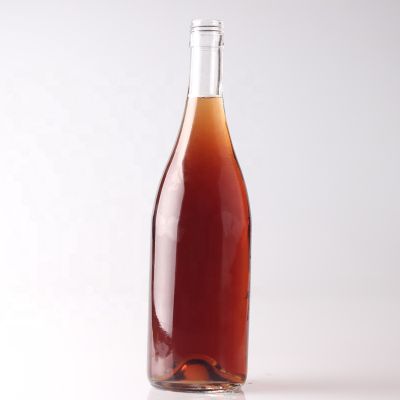 Hot Sale 750ml Super Flint Brandy Glass Bottle Protruding Base Screw Top Finish Glass Bottle For Brandy 